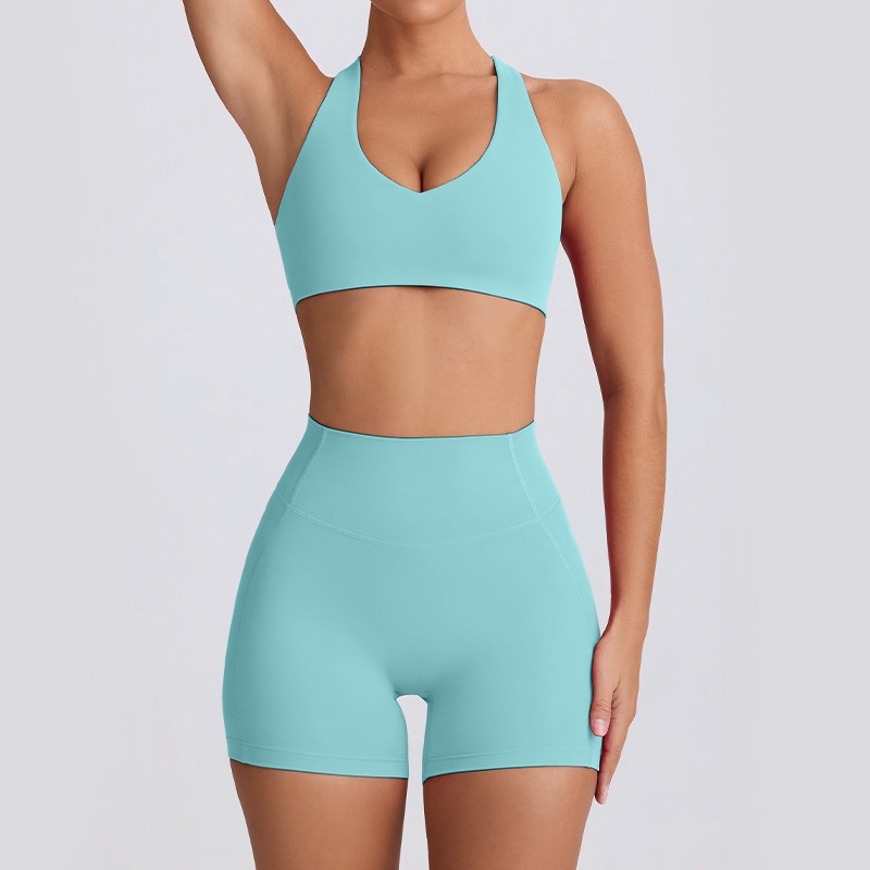 Shorts set-horizon green