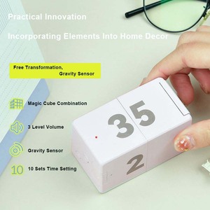 Flip Induktion Magic Cube Schwerkraft sensor Timer kleiner Countdown Küchen timer für Kinder studieren Zeit management