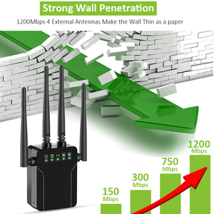 wifi repeater Signal <strong>5ghz</strong> <strong>Wi</strong>-<strong>Fi</strong> Antenna Network Signal Booster Extender 5g 1200Mbps Wifi Repeater - Product Image 6