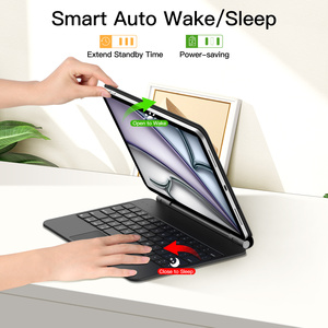 2025新款iPad Air 11英寸M2 M3键盘外壳360度旋转超薄便携式魔术键盘外壳 - Product Image 5