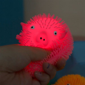 Sıcak satmak OEM yumuşak hayvan tüylü Puffers topu oyuncaklar çocuklar büyük boy köpek tavşan Fidget Squishy duyusal sıkmak oyuncaklar çocuklar için - Product Image 2