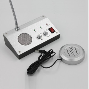ZDL-9908 Window <strong>Intercom</strong> 3W Anti-interference Interphone Bank Counter <strong>System</strong> Dual-<strong>Way</strong> Intercommunication Microphone - Product Image 5