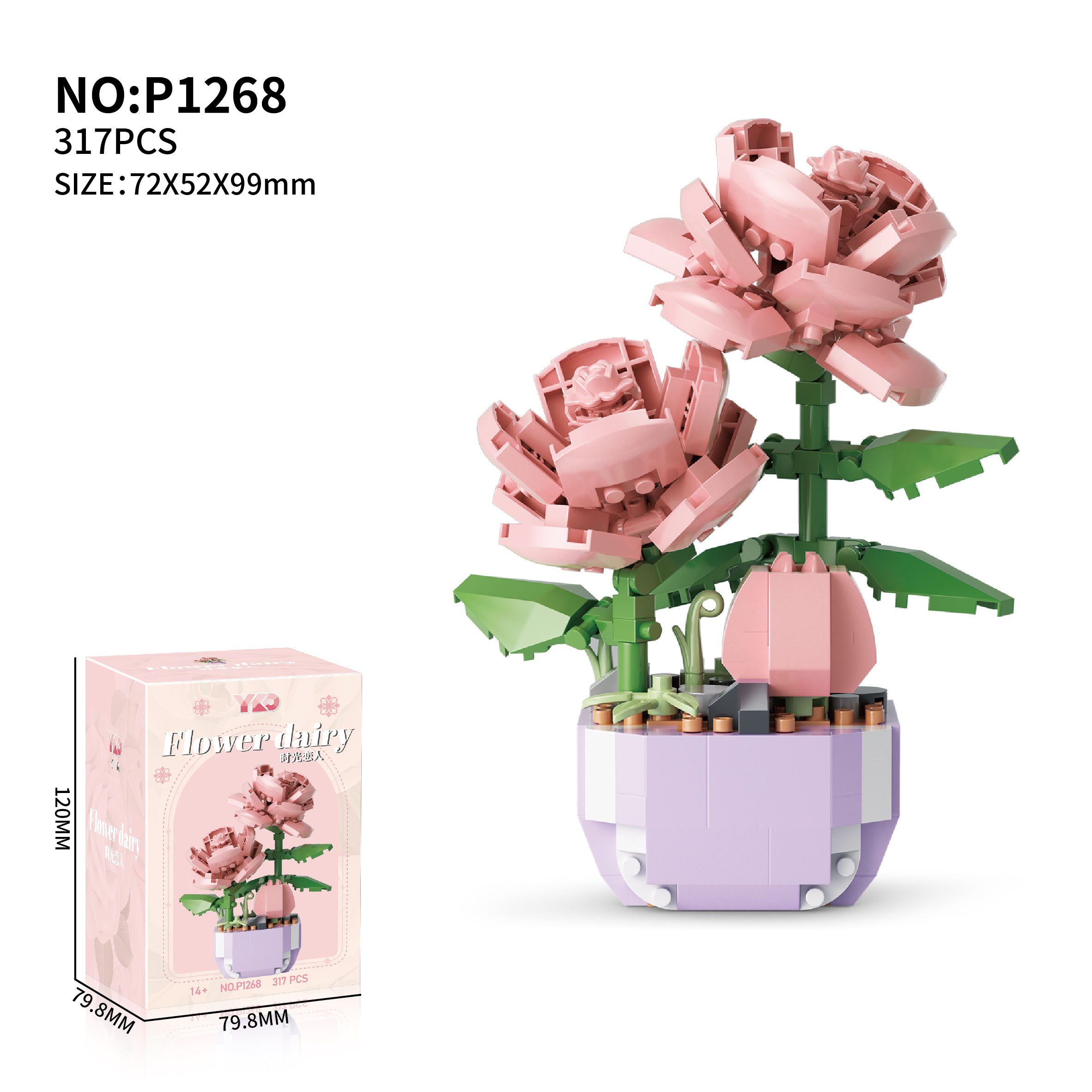 bloques de construcción de amantes del tiempo flor