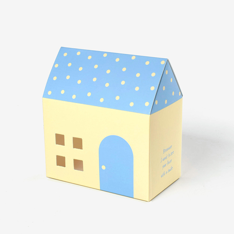 House in blue color11x6.5x7cm