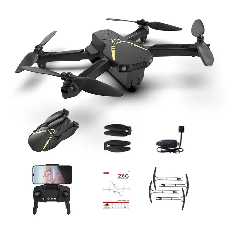 La fabbrica vende all'ingrosso Z6G mini rc quadcopter drone 4k video fpv vr drone a lungo raggio syma drone