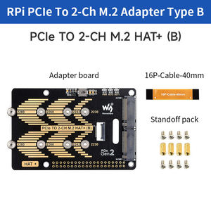 Tarjeta de expansión Raspberry Pi 5 PCIe a Gigabit Ethernet/M.2 HAT + Unidad de velocidad de 5Gbps gratis - Product Image 5