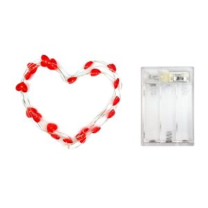 Mini luci LED fata filo caldo bianco a batteria con Timer IP44 valutato per l'illuminazione decorativa di Natale e di nozze - Product Image 6