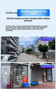 Regis 16MP 4-PTZ Ứng Dụng Không Dây Ngoài Trời IP CCTV Camera 360 ° Xoay 4-Ống Kính 4-Màn Hình An Ninh Tầm Nhìn Ban Đêm Đám Mây Được Xây Dựng Trong Còi Báo Động - Product Image 3