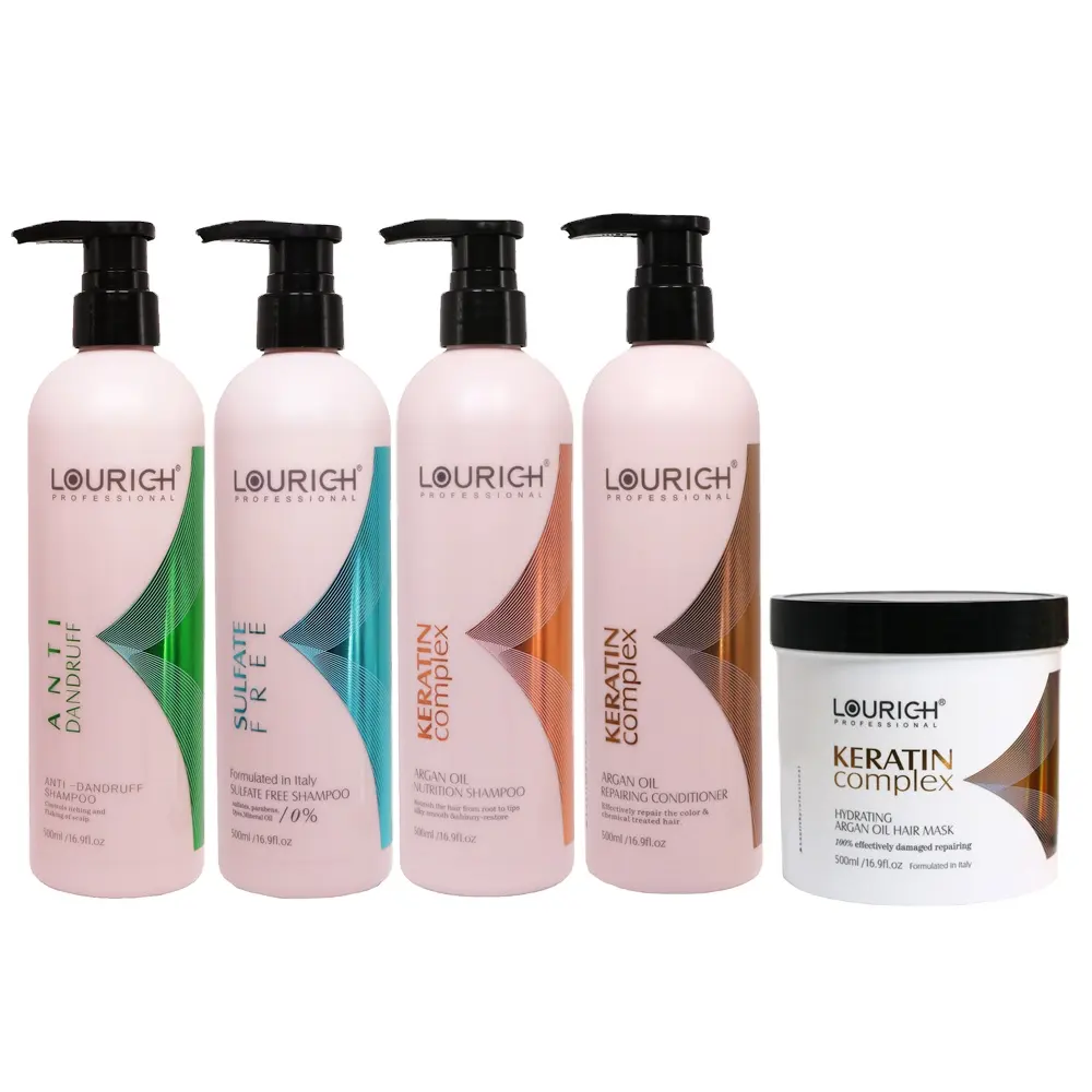 Produits de soins endommagés huile de ricin noire biologique ingrédients shampoing et après-shampoing ensemble de soins pour cheveux secs