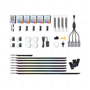 ชุดแถบไฟ LED 18-in-1สำหรับรถยนต์ 'cardi' RGB 64สีพร้อมบริการ oem/odm ขายส่งติดตั้งง่ายใช้ได้กับรถทั่วไป