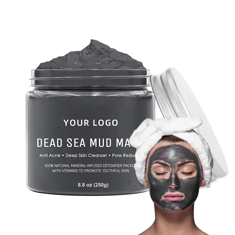 La boue de la mer morte élimine les points noirs soins de la peau hydratants masque noir Peel Off masque d'argile pour le visage