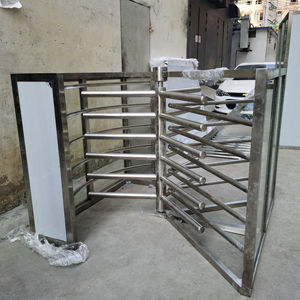 Yüksek trafik alanlarındaki giriş çıkışı için tek yönlü yarım boy turnike güvenli erişim çözümü - Product Image 5