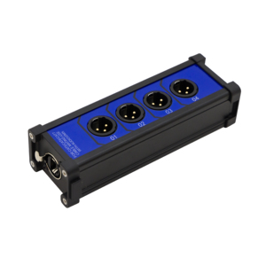 2024 New nhôm Ethernet chuyển đổi DMX RJ45 CAT6 nữ để 4 3 pin XLR nam kết nối cáp âm thanh Adapter tín hiệu Extender hộp - Product Image 3