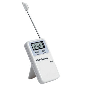WT-2 Max Min Hand Held Digital <strong>Thermometer</strong> <strong>with</strong> Metal Probe Temperature <strong>Memory</strong> for HVAC Kitchen - Product Image 1