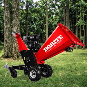 Dorite küçük ağaç kırıcı CE onayı 15HP benzinli motor mobil ahşap ayırıcı ağaç dalı kırıcı Patent ab şube kesici - Product Image 1