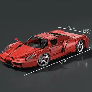 Kbox 10523 טכני מודל 1:8 supercar יישום מודל שליטה מרחוק ספורט צעצועים עבור נערים ילדים בני בניין בלוקים סטים