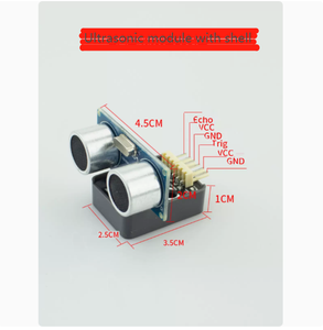 FYX Stock SR04 HC-SR04 <strong>Ultrasonic</strong> <strong>Sensor</strong> <strong>Ultrasonic</strong> <strong>Ranging</strong> Module RGB LED <strong>Ultrasonic</strong> Module with Shell - Product Image 3