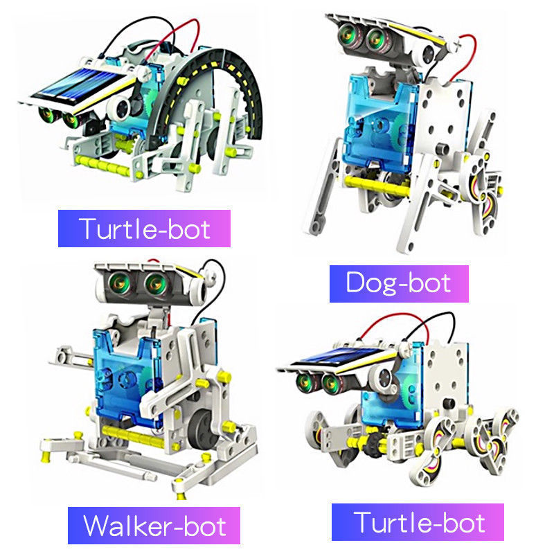 14 En 1 robot blanco