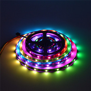 Светодиодная Пиксельная лента 1 метр 144 LED /M 5 в WS2812B 5050 RGB для Arduino Rasp Pi WS2812 - Product Image 3