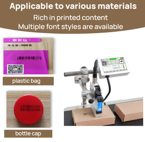 Industrial Half Inch 12.7mm TIJ Inkjet Printer High-Accuracy Paper Egg Expiry Date <strong>Machine</strong> 6 Heads Flex OEM/ODM T600 - Product Image 5
