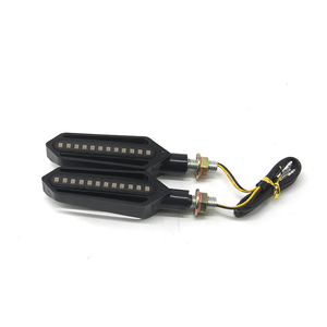オートバイ用ADTシーケンシャルダイナミック<span class=keywords><strong>LED</strong></span>ランニングターンシグナルライト12 <span class=keywords><strong>LED</strong></span>ダイナミックイエローターンシグナルランプ