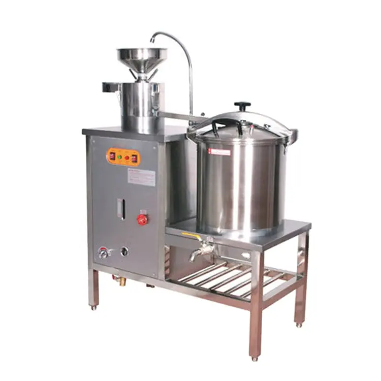 Chinese Stainless Steel Commercial Tofu Extractor Soymilk Soya Soy Bean Curd Soybean Milk Grinder Grinding Making Machine