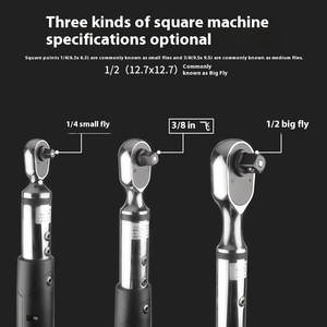 电子商务用可调式高精度扭矩扳手开口棘轮头数显公制钢OEM高扭矩扳手 - Product Image 4