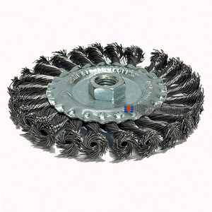 Power Tools Clean and <strong>Polish</strong> Metal Surface Round Shape Steel Twisted Knot <strong>Wire</strong> <strong>Wheel</strong> <strong>Brush</strong> for Angle Grinder