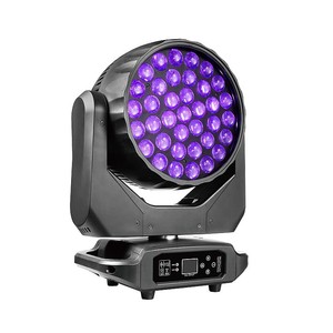 Qhoten 37 15W Zoom LED Dye Ánh Sáng Đại Bàng Mắt Di Chuyển Đầu Rửa Ánh Sáng Sân Khấu Cho Nhà Hát Chùm Cho Công Viên Chủ Đề <span class=keywords><strong>DMX</strong></span> Điều Khiển - Product Image 5