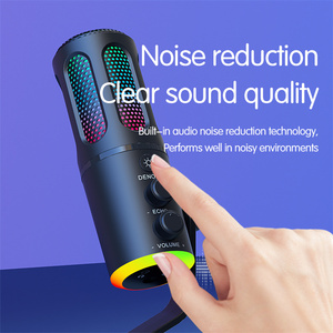 Game DSP Microphone with RGB Light Support Echo Reverb for Gaming/Singing/Live Broadcasting/Short Video <strong>Recording</strong>/etc - Product Image 5