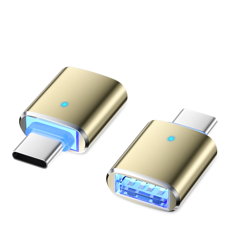 Adaptateur de transmission de lumière avant et arrière Or