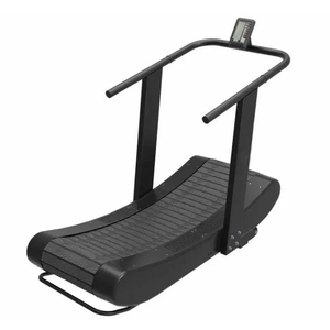 Macchina da allenamento Cardio curva silenziosa salvaspazio di alta qualità con schermo a LED in alluminio cintura da corsa - Product Image 3