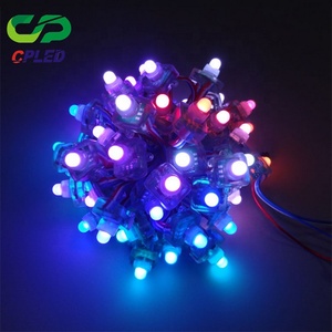 Конкурентоспособная цена RGB f8 светодиодный пиксель 5 в 12 мм UCS1903 цифровая Водонепроницаемая Рождественская Светодиодная лампа smart pixel rgb светодиодный модуль - Product Image 4