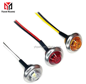 Fabrika doğrudan satış 3/4 inç 12V işaretleyici ışıkları yan mermi ışık LED göstergesi dönüş sinyali kamyon ışık - Product Image 1