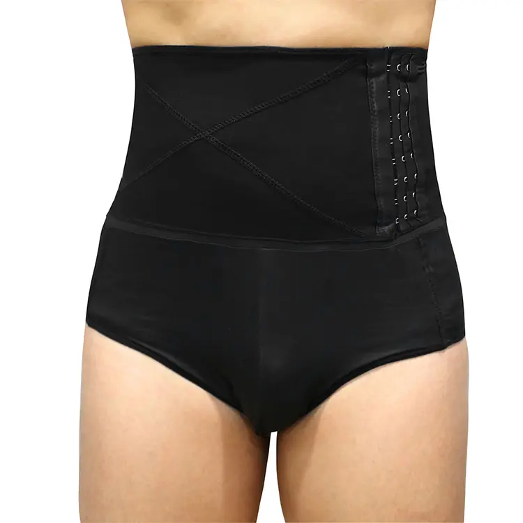 Bragas acolchadas de cintura alta para hombres, ropa interior con Control de barriga, elevador de glúteos