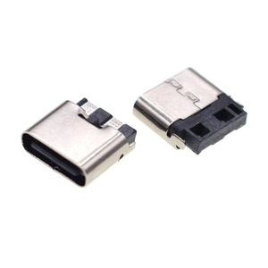 <strong>TYPE</strong> C Female <strong>Socket</strong> 3.1 Charging 2P Soldering Wire H=6.5MM Fast Charging High Current USB Female <strong>Socket</strong> Connector - Product Image 1