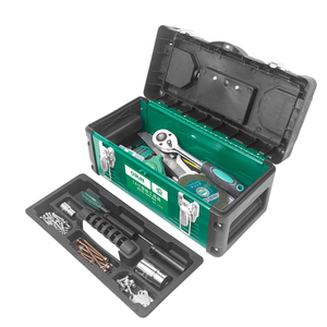 高品质塑料铁工具箱塑料储物盒，带可拆卸托盘 - Product Image 5