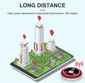 Khách sạn nhà hàng gọi hệ thống nút gọi dịch vụ người phục vụ khách hàng máy nhắn tin đặt hàng buzzer - Product Image 5