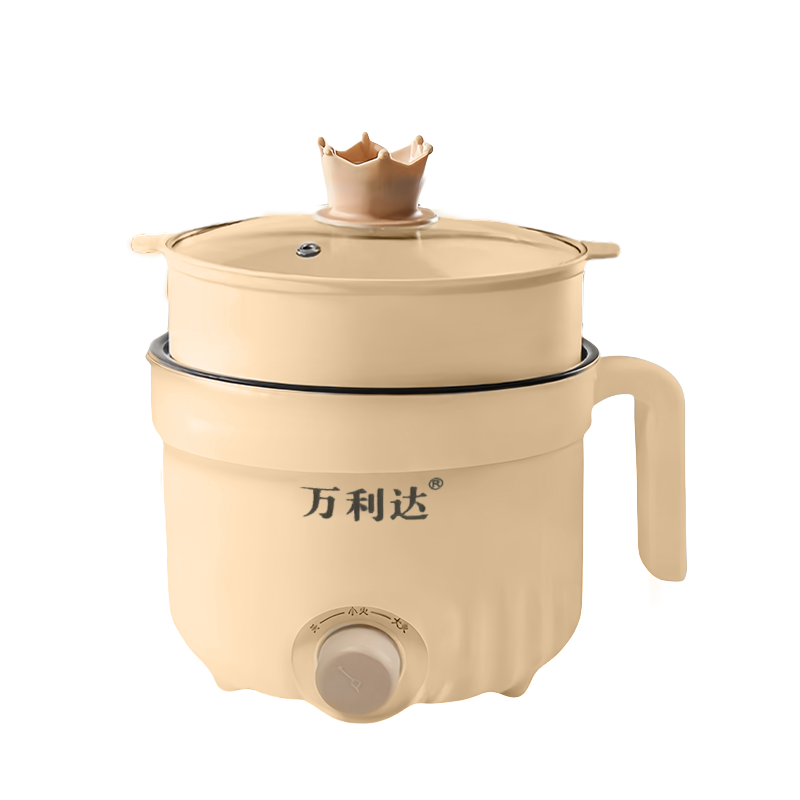 Gold-PP Steamer(Non-stick/Stainless steel inner pot)