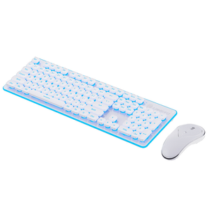 LT600-teclado y ratón inalámbricos para juegos, juego de teclado y ratón recargable LED retroiluminado USB para PC y portátil - Product Image 1