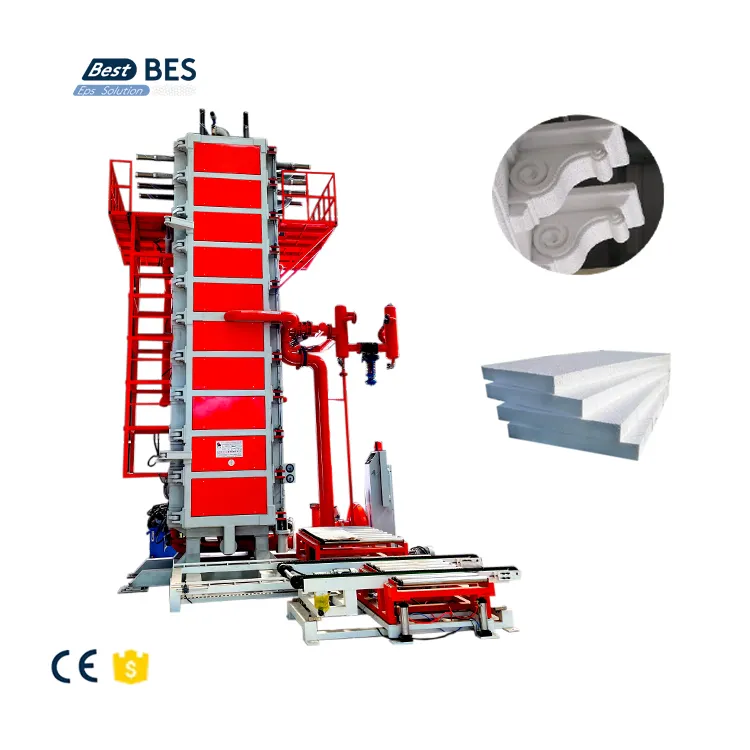 Ligne de production de machines de moulage par moulage de blocs de polystyrène expansible en polystyrène Eps Control PLC