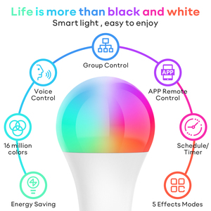 Color Changing Smart <strong>Wake</strong> up Light Sunrise Sunset Simulation Alarm Clock for Daily Use <strong>Wake</strong> up - Product Image 2