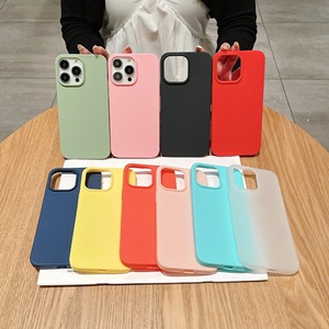 Yeni telefon iPhone için kılıf 16 özel yumuşak TPU mat telefon iPhone için kılıf 16 Pro Max 16 artı koruma kapağı - Product Image 1