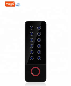 13.56mhz WIFI TUYA APP Smart Door Lock tastiera 13.56mhz RFID IC Card sistema di controllo accessi con impronte digitali biometriche per esterni - Product Image 2