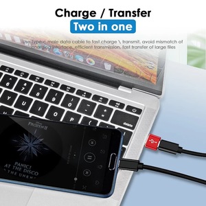 タイプ<span class=keywords><strong>C</strong></span>アダプター<span class=keywords><strong>Type</strong></span>-CUSBCメスからUSB2.0USB2.0AオスOTGコンバーターアダプターアダプターサポート12V3APD急速充電 - Product Image 3