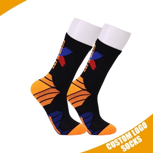 Yüksek kaliteli sportif spor çorap özel Logo nefes atletik alt bahar koşu dijital baskı yöntemi için uzun uzunluk - Product Image 2
