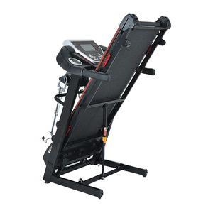 Klappbares elektrisches Laufband für Zuhause 2,5 PS manuelles Neigung-Laufband 12 voreingestellte Programme 5" LCD-Bildschirm/300 lb Kapazität MP3 schwarz - Product Image 4