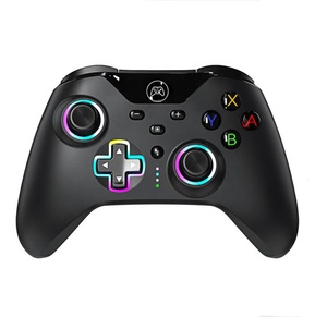 เกมแพดไร้สายแบบชาร์จไฟได้สำหรับ Xbox One มอเตอร์สั่นจอยสติ๊กพร้อมหูฟังคอนโซลที่รองรับ