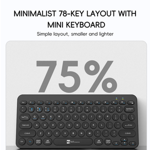 Venta al por mayor Compatible con varios sistemas 2,4G Bluetooth inalámbrico teclado y ratón Combo Set - Product Image 4