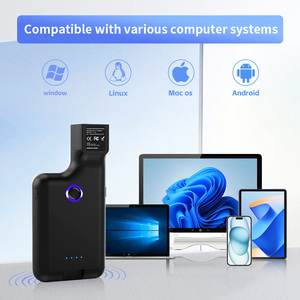 Máy quét mã vạch không dây tự động YJ-6606 gắn lưng, tương thích với máy tính bảng iOS, Android, Windows, MacOS, dùng cho quản lý kho hàng - Product Image 4